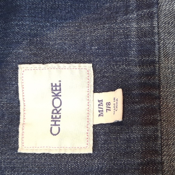 Girls Denim Jean Jacket - Size: Medium 7-8 - Picture 6 of 8